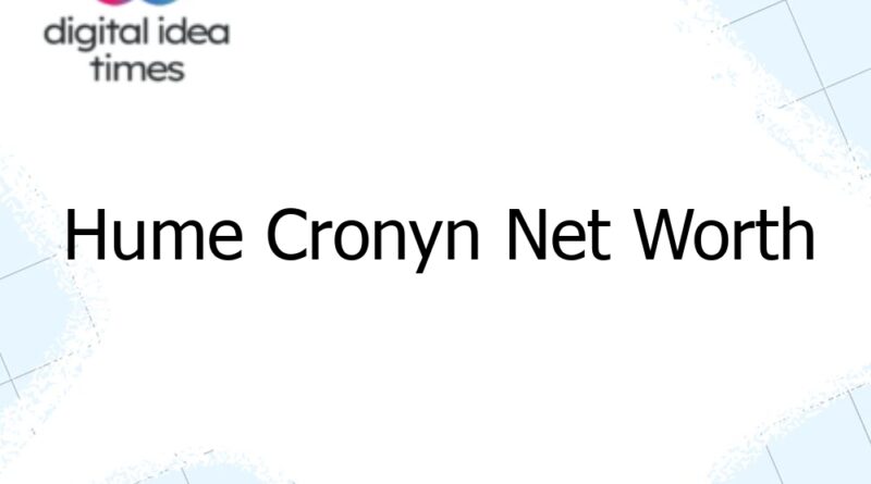 hume cronyn net worth 13333