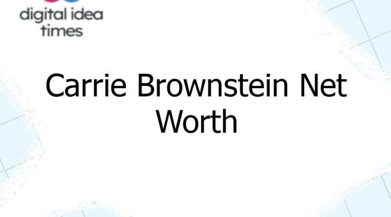 carrie brownstein net worth 12671