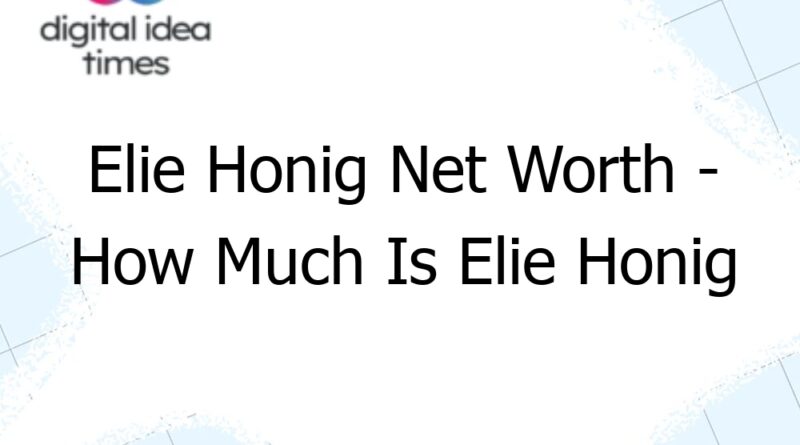elie honig net worth how much is elie honig worth 13055